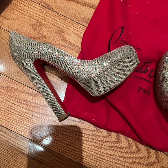 Christian Louboutin Glitter heels - Picture 6 of 9